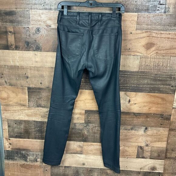 G-Star Raw Jeans Mid Skinny 5622 Moto Style Black Zippered Knee Waist 27 - Picture 11 of 15